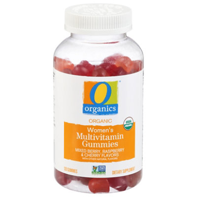 O Organics Gummy Multivitamin Women Dietary Supplement - 120 Count - Image 4