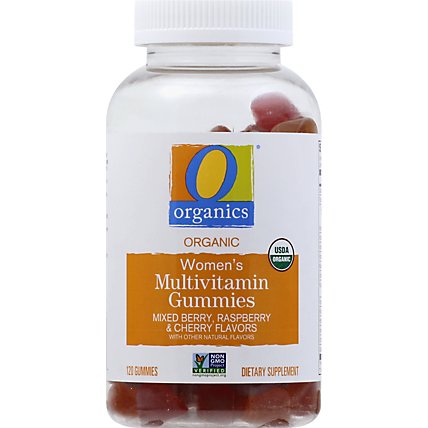 O Organics Gummy Multivitamin Women Dietary Supplement - 120 Count - Image 2