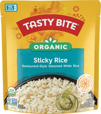 Tasty Bite Organic Sticky Rice Soft And Chewy Sticky Rice - 8.8 Oz - Image 1