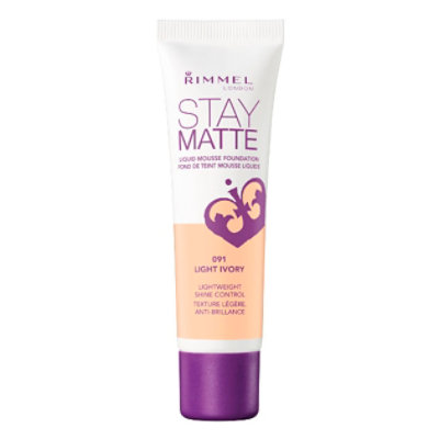 Rimmel Stay Matte Fndt Ht Ivory - 1 Fl. Oz. - Image 1