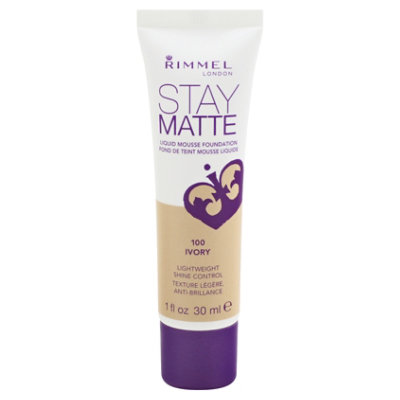 Rimmel Stay Matte Fndt Ivory - 1 Fl. Oz. - Image 1