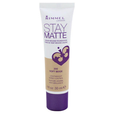 Rimmel Stay Matte Fndt Ft Beige - 1 Fl. Oz. - Image 3