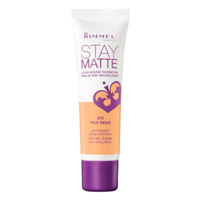 Rimmel Stay Matte Fndt Ue Beige - 1 Fl. Oz. - Image 1