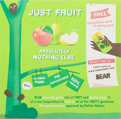 BEAR Fruit Rolls Apple Multipack - 5-0.7 Oz - Image 6