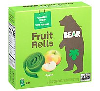 BEAR Fruit Rolls Apple Multipack - 5-0.7 Oz