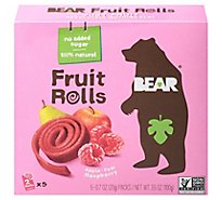 BEAR Fruit Rolls Raspberry Multipack - 5-0.7 Oz