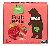 BEAR Fruit Rolls Strawberry Multipack - 5-0.7 Oz