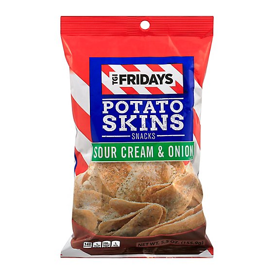 T.G.I. Friday Potato Skins Sour Cream & Onion - 5.5 Oz