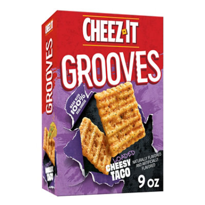 Cheez-It Crunchy Cheese Snack Crackers Loaded Cheesy Taco - 9 Oz