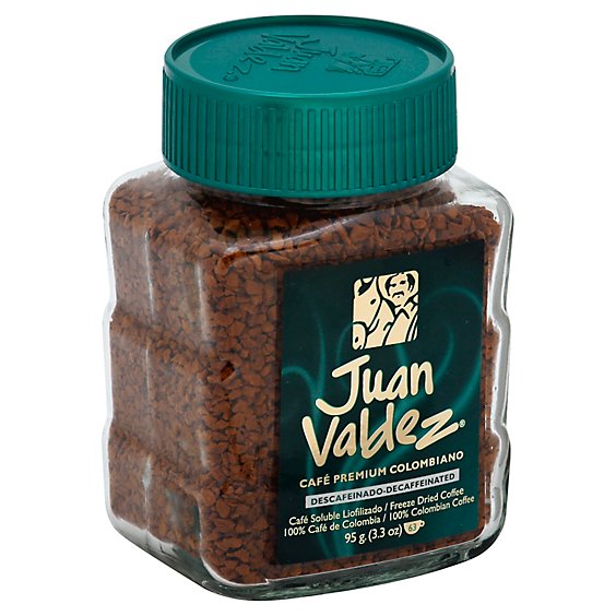 Juan Vald Instant Coffee Col Decaf - 3.4 Oz