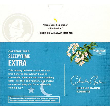 Celestial Seasonings Sleepytime Herbal Tea Extra Caffeine Free Tea Bags Box - 40 Count - Image 4