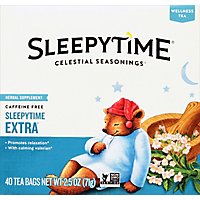 Celestial Seasonings Sleepytime Herbal Tea Extra Caffeine Free Tea Bags Box - 40 Count - Image 2