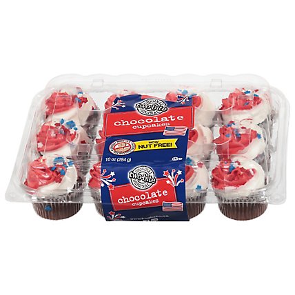 Tb Chocolate Cupcakes Patriotic - 10 Oz - Image 1