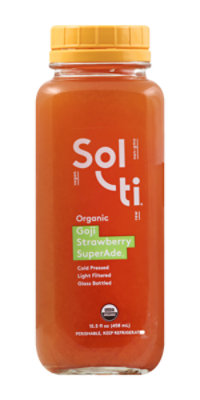 Sol-ti Organic SuperAde Goji Strawberry - 15.5 Oz