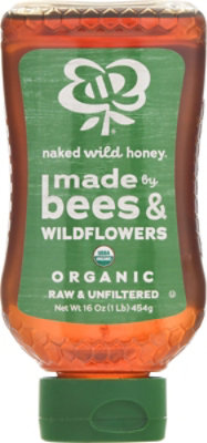 Naked Wild Organic Raw Honey - 16 Oz - Image 2