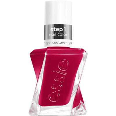 Essie Gel Couture 8 Free Vegan Deep Magenta Chevron Trend Long Lasting Nail Polish - 0.46 Oz