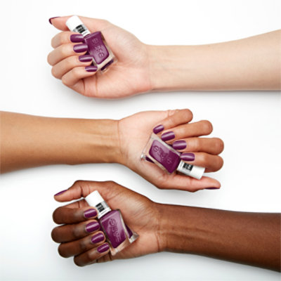 gel couture by essie gel-like nail polish vegan purple paisley the way - 0.46 Fl. Oz. - Image 2