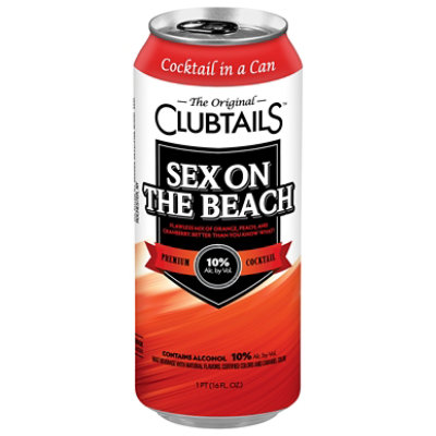 Clubtails Sex On The Beach - 16 Fl. Oz. - Image 2