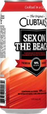 Clubtails Sex On The Beach - 16 Fl. Oz. - Image 3