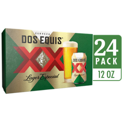 Dos Equis Mexican Lager Beer Cans - 24-12 Fl. Oz. - Image 3