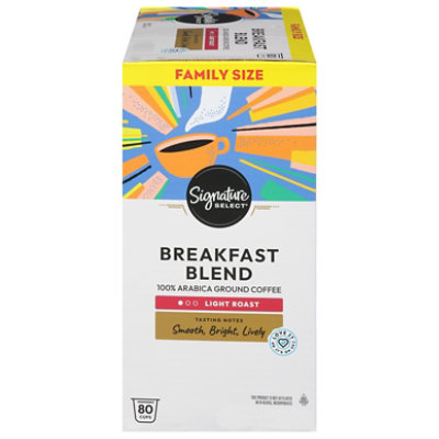 Signature SELECT Coffee Pods Breakfast Blend - 80 Count - Image 1