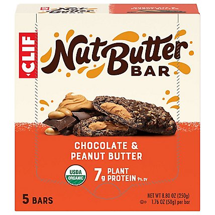 CLIF Nbf Chocolate Peanut Butter - 5-1.76 Oz - Image 1