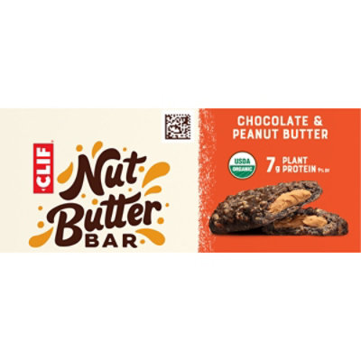 CLIF Nut Butter Bar Chocolate Peanut Butter Organic Filled Energy Bars - 5-1.76 Oz - Image 2