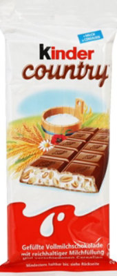 Kinder Country Gefulte Vollmilchschokolade 0.8 Oz - 0.8 Oz - Image 1