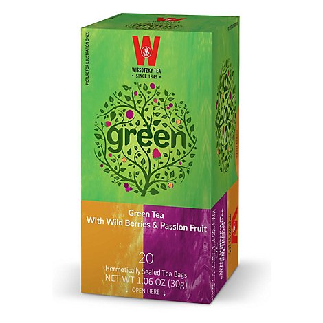 Wissotzky Wild Berry Green Tea - 1.06 Oz