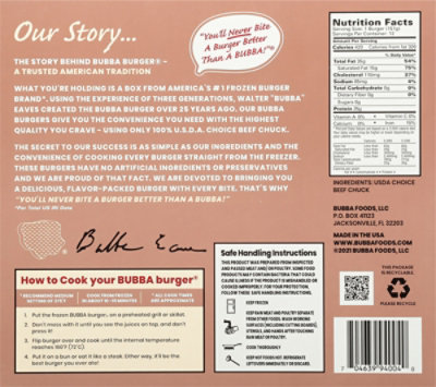 Bubba Burger Original - 4 Lb - Image 6