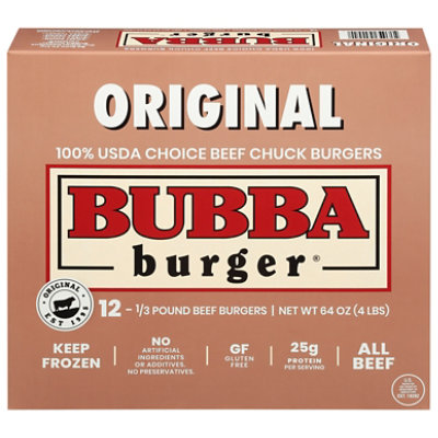 Bubba Burger Burgers, Original 6 Ea