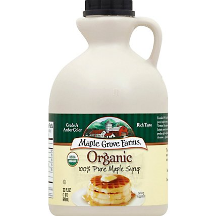 Maple Grove Farms Organic Pure Syrup - 32 Oz - Image 2