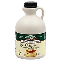 Maple Grove Farms Organic Pure Syrup - 32 Oz - Image 1