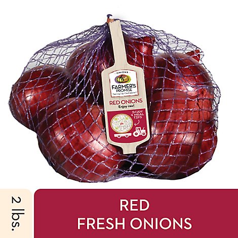 Onions Red 2lb Bag - 2 Lb