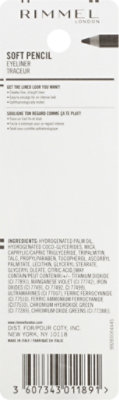 Rimmel Soft Kohl Eyeliner Jet Black - .04 Fl. Oz. - Image 5