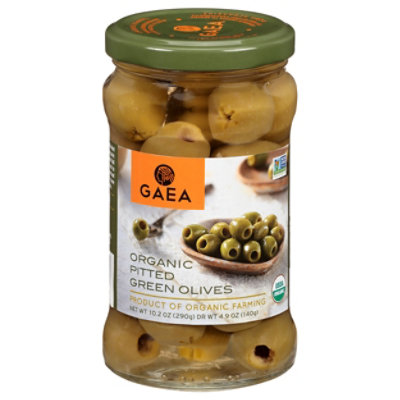 Gaea Organic Green Olives - 4.9 Oz - Image 3