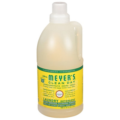 Mrs. Meyers Clean Day Laundry Detergent Honeysuckle 64 fl oz - Image 3