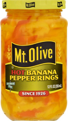 Mr Olive Hot Banana Pepper - 12 Fl. Oz. - Image 1