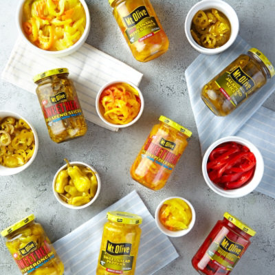 Mr Olive Hot Banana Pepper - 12 Fl. Oz. - Image 5