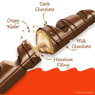 Kinder Bueno Milk Chocolate And Hazelnut Cream Candy Bar - 1.52 Oz - Image 2