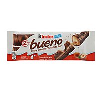 Kinder Bueno Milk Chocolate And Hazelnut Cream Candy Bar - 1.52 Oz