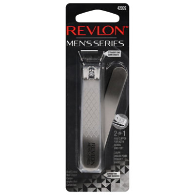 Revlon Mens Series Dual-Ended Nail Clipper - 1 Count - Image 2