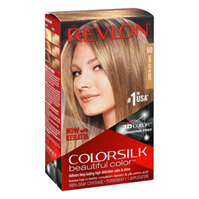Revlon ColorSilk Hair Color Permanent Beautiful Color Dark Blondie 60 -  Each