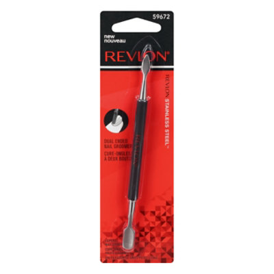 Revlon Stainless Steel Dual Ended Nail Groomer, 1 Ct - 1 Count - Image 1