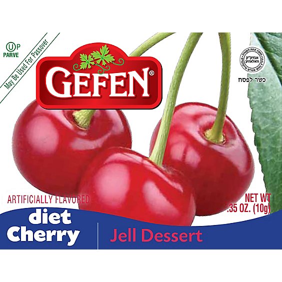 Gefen Jello Kp Diet Cherry - 0.35 Oz