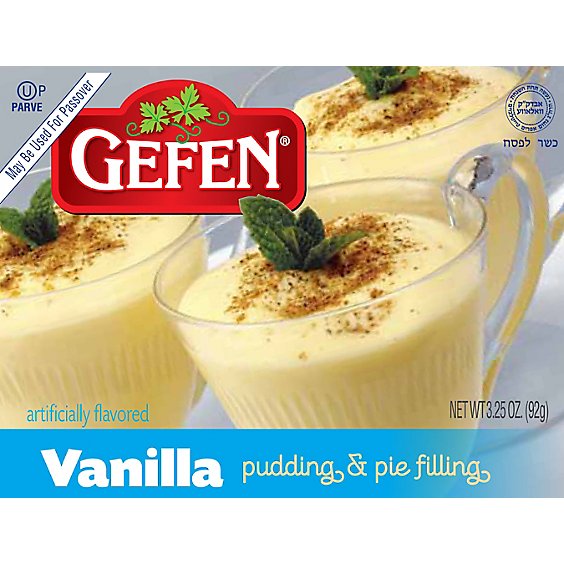 Gefen Vanilla Pudding - 3 Oz