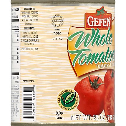 Gefen Tomato Whole - 28 Oz - Image 3