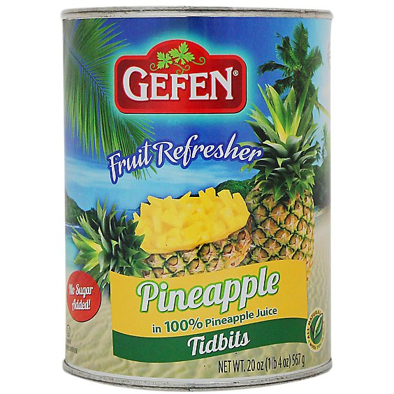 Gefen Pineapple Tidbits - 20 Oz