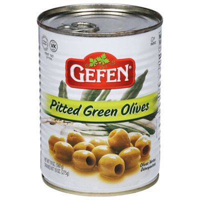 Gefen Olives Pitted Green - 19 Oz - Image 3