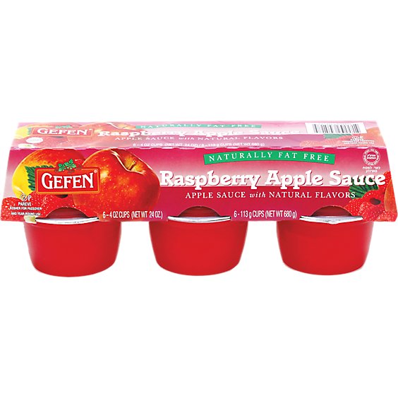 Gefen Raspberry Apple Sauce - 24 Oz
